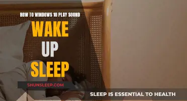 Wake and Sleep Sounds on Windows 10