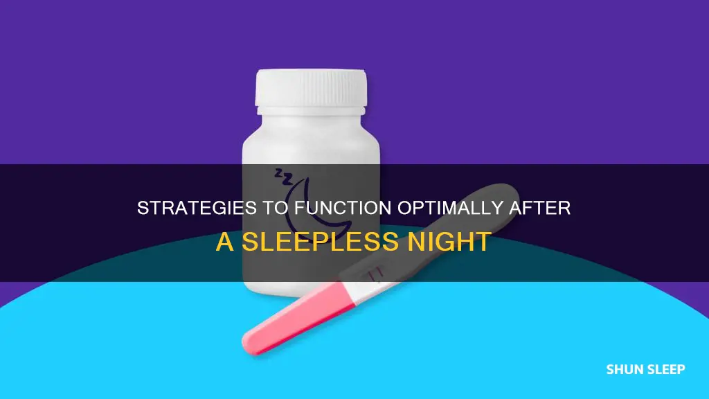 how to work off no sleep
