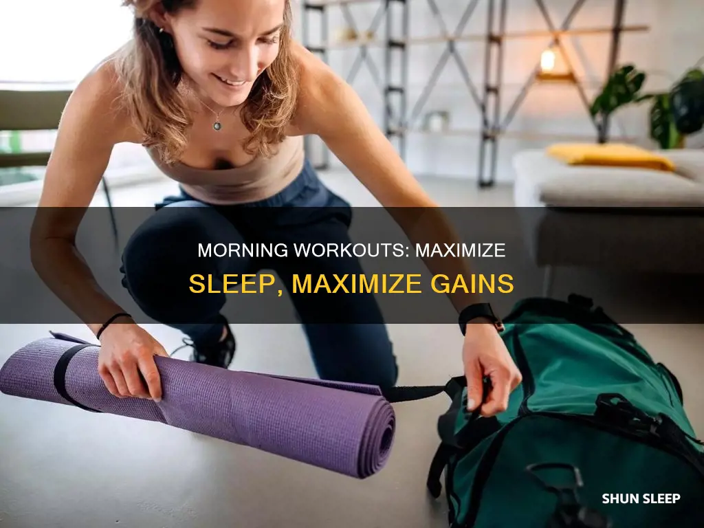 how to work out in the morning without sacrificing sleep