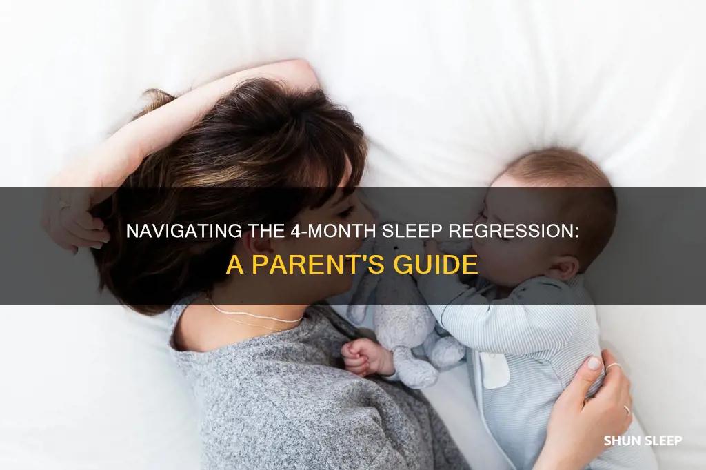 how to work through 4 month sleep regression