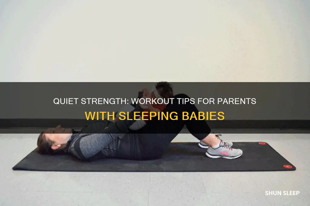 how to workout with a sleeping baby