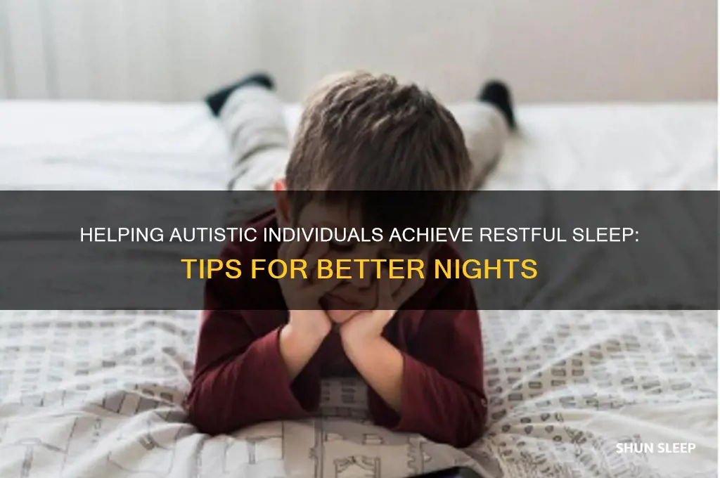 how too get your autistic to sleep through