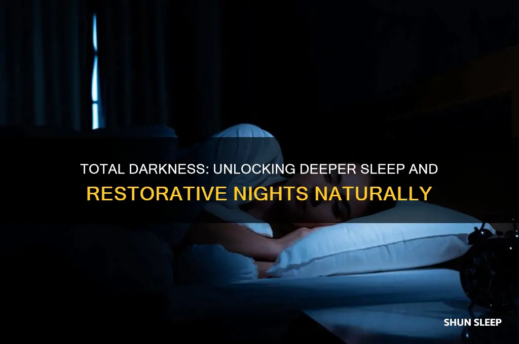 how total blackness helps you sleep