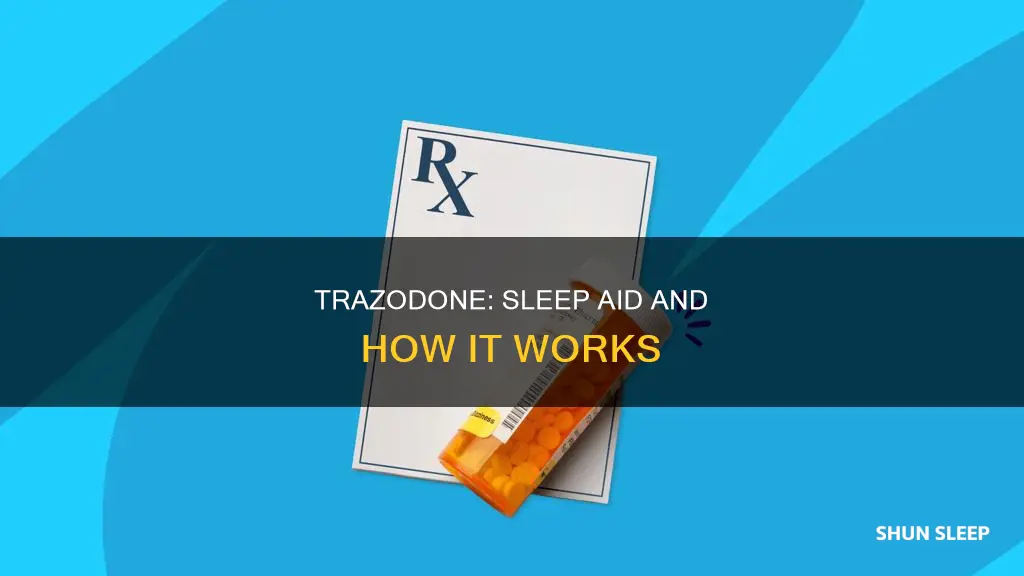 how trazodone works for sleep
