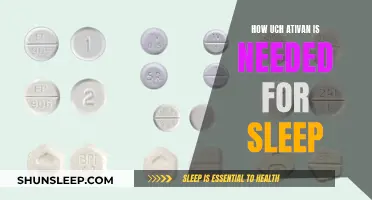 Ativan for Sleep: How Much is Needed?