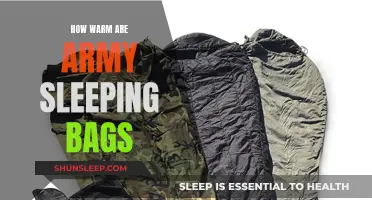 Army Sleeping Bags: Warmth and Comfort Ratings