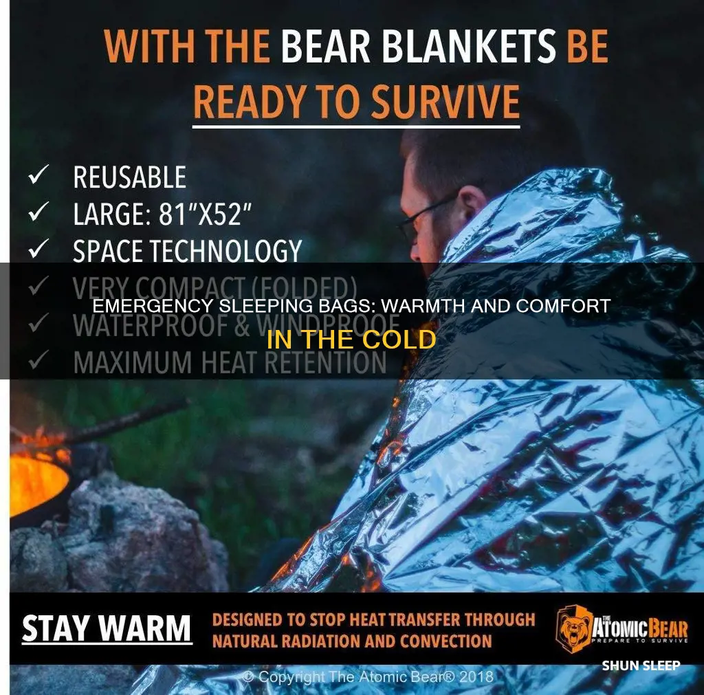 how warm are emergency sleeping bags