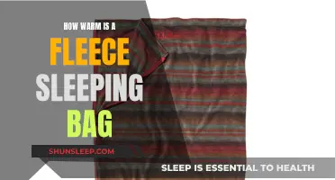 Fleece Sleeping Bags: Warmth and Comfort Ratings