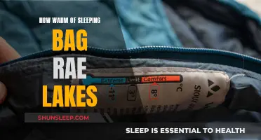 Sleeping Bag for Rae Lakes: Choosing the Right Warmth