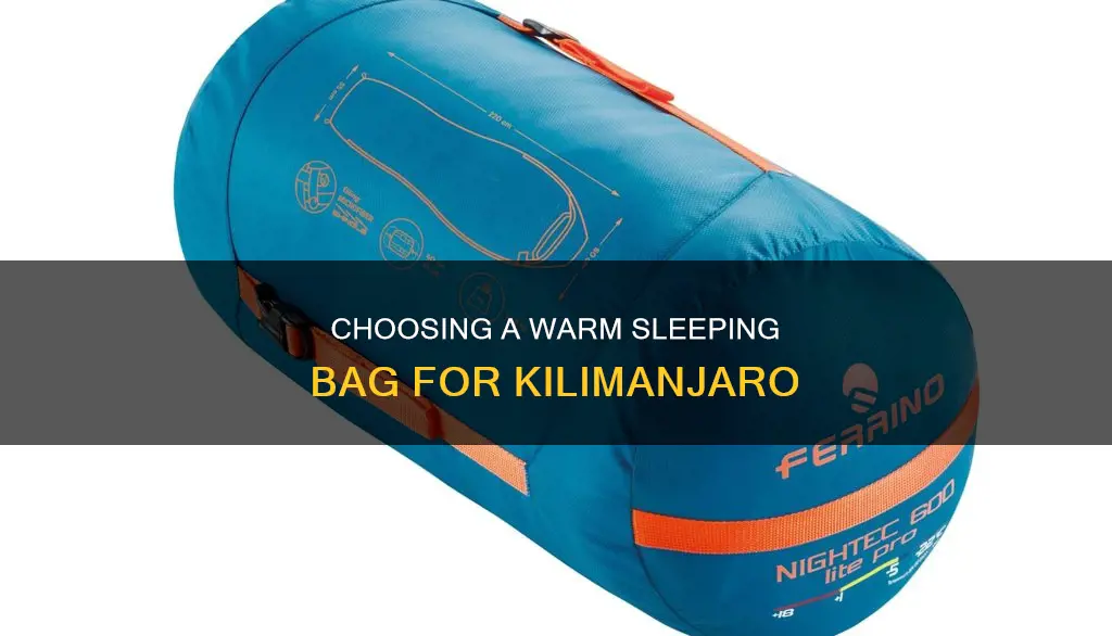 how warm sleeping bag for kilimanjaro