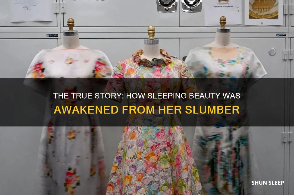 how was the real sleeping beauty get woken up
