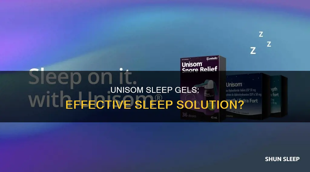 how well do unisom sleep gels work