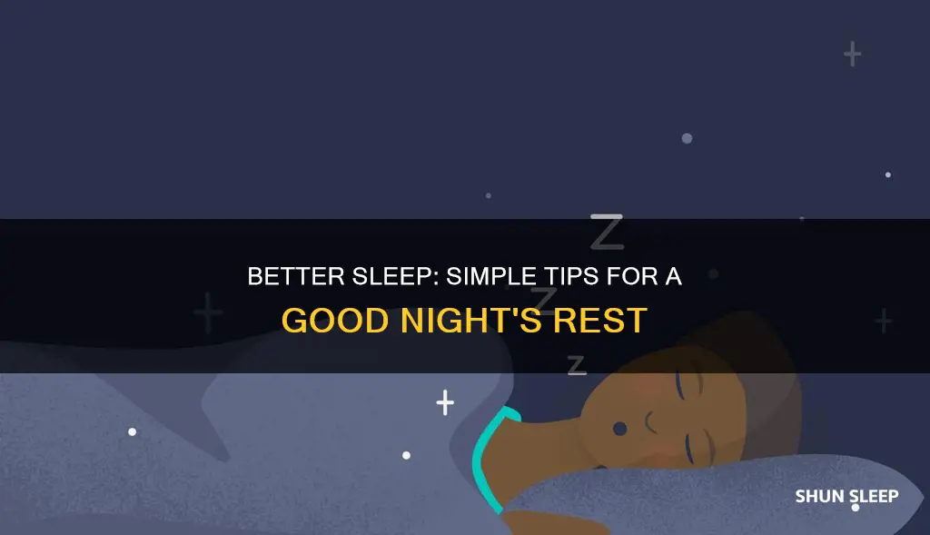 how xan i sleep better