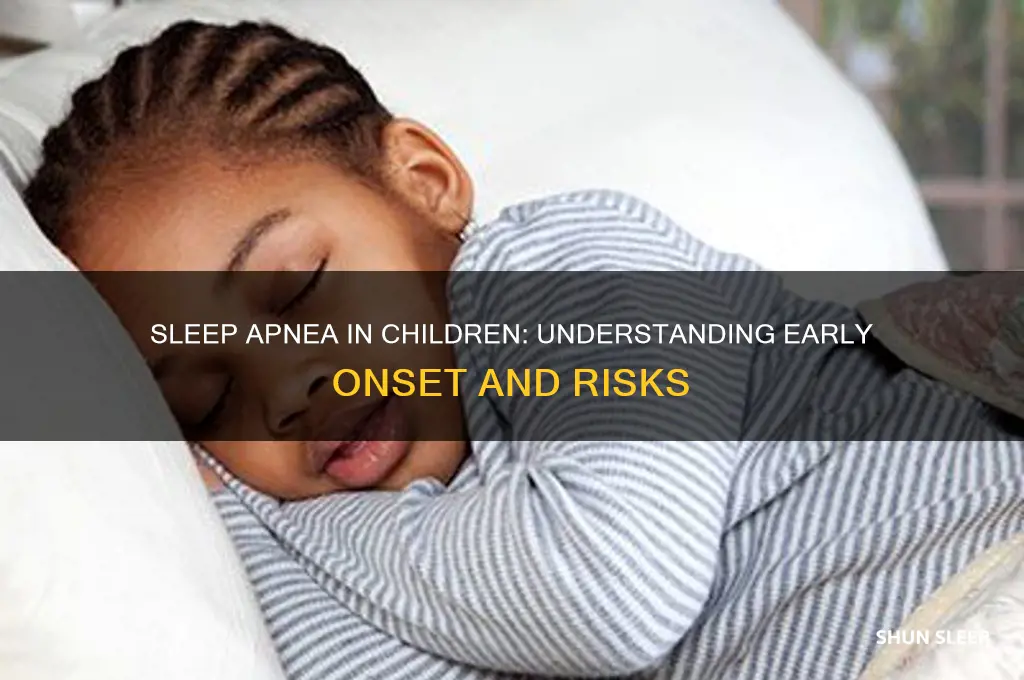 how young can you get sleep apnea