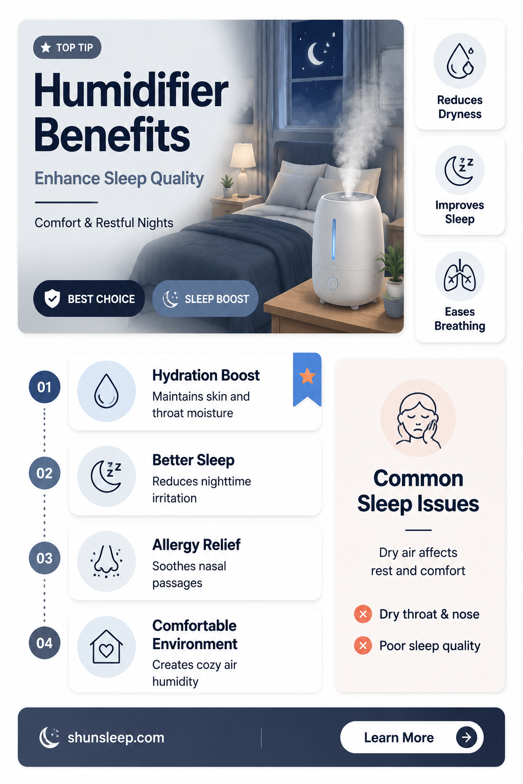 can a humidifier help you sleep