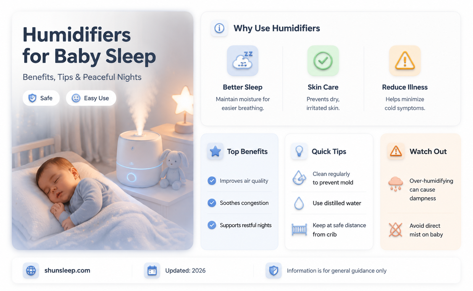 can a humidifier help baby sleep