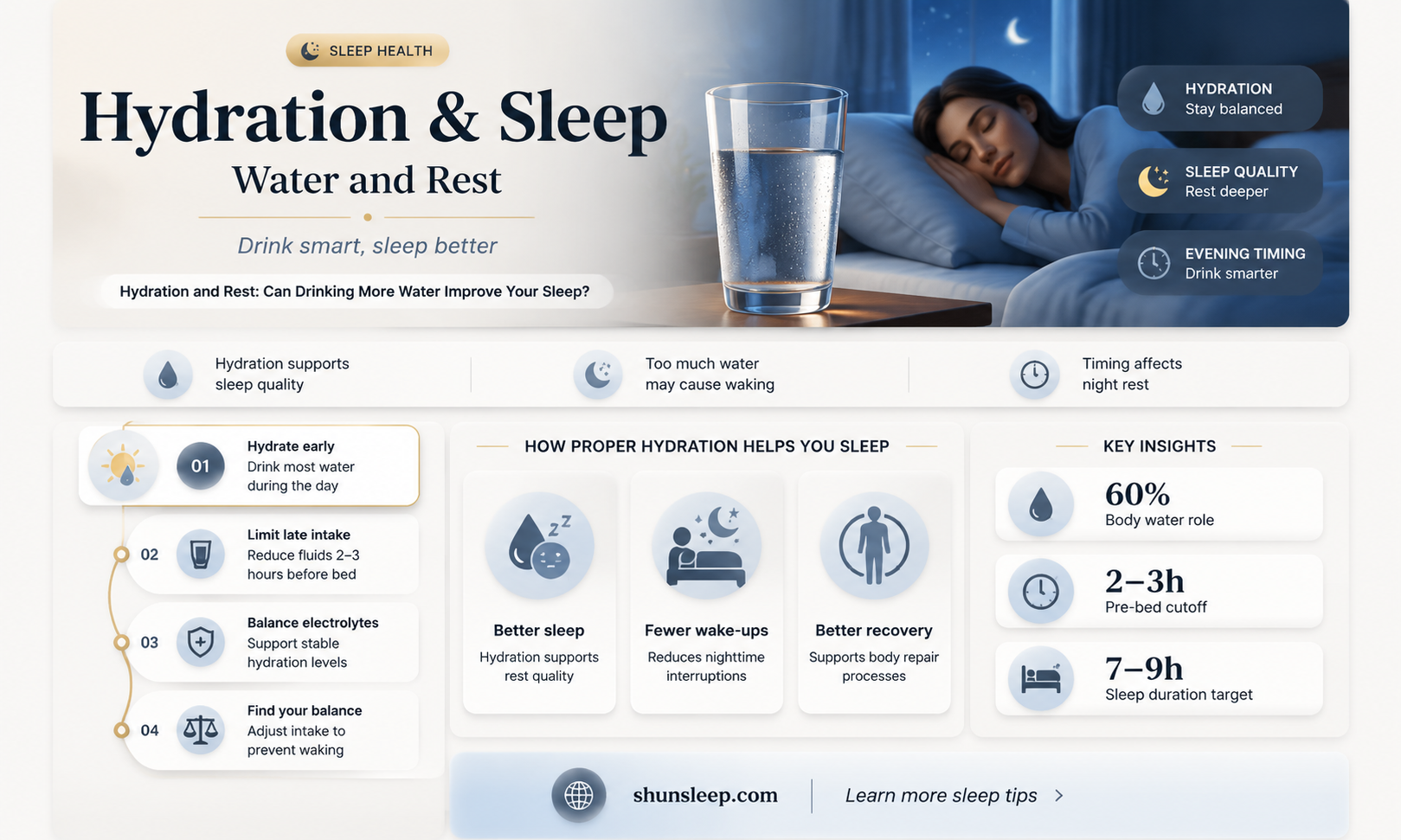 can drinking more water help you sleep