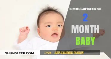 Is 10 Hours of Sleep Normal for a 2-Month-Old Baby?