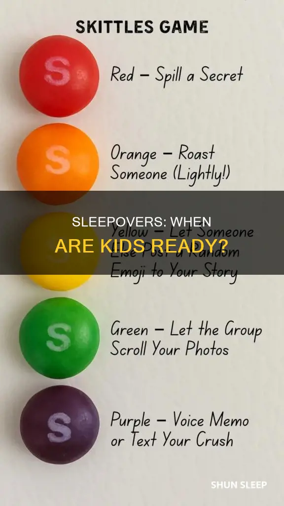 is 10 years old enough to sleep over