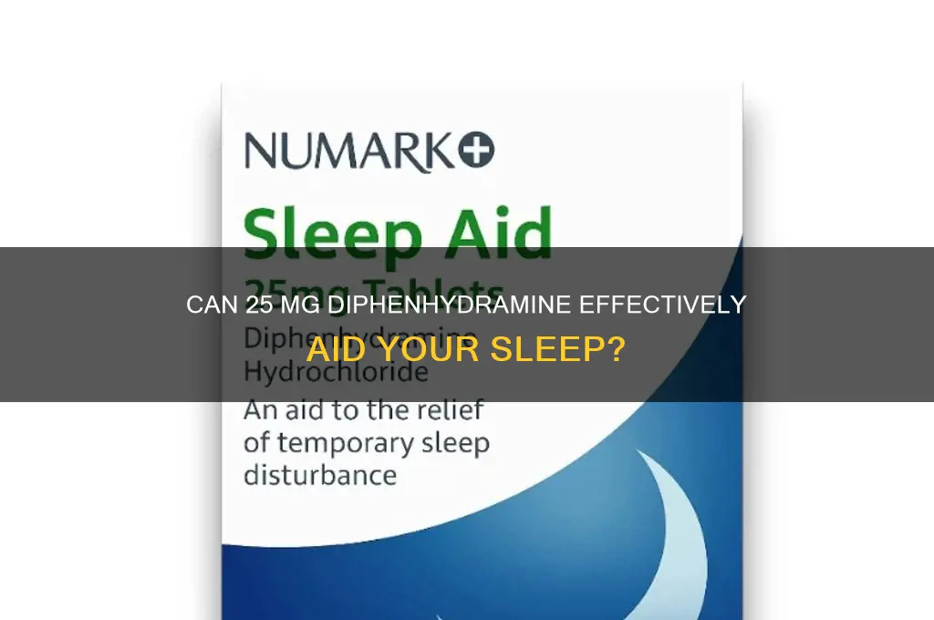 is 25 mg diphenhydramine enough to help you sleep