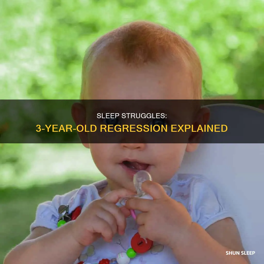 is 3 year old sleep regression a thing