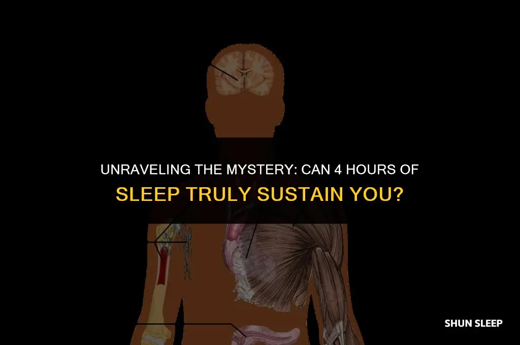 is 4 hours of sleep enough for one day