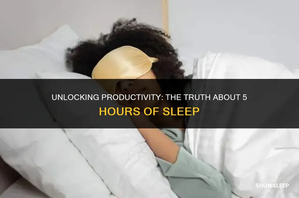 is 5 hours of sleep enough for one day