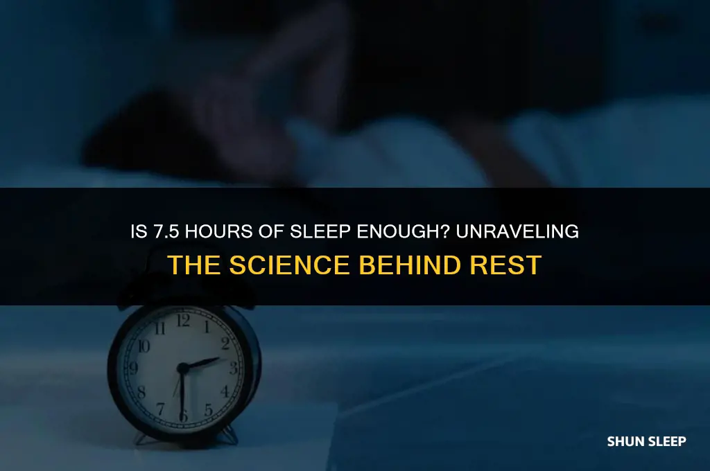 is 7 1 2 hours of sleep enough