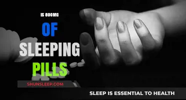 Deadly Dose: 800mg of Sleeping Pills Can Kill