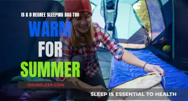 Summer Camping: Are Zero-Degree Sleeping Bags Too Warm?