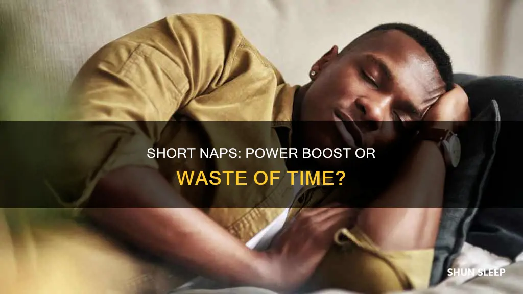 is a 30 minute nap better than no sleep