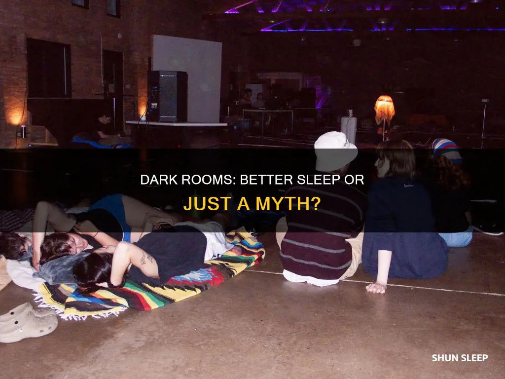 is a dark room better for sleep