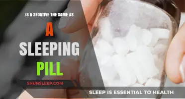 Sedatives and Sleeping Pills: Are They Interchangeable?