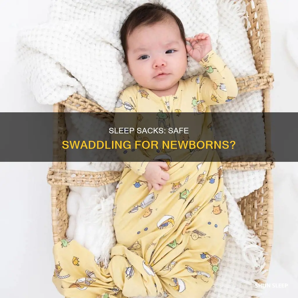 is a sleep sack safe for newborn