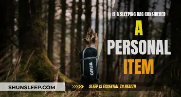 Sleeping Bag: Personal Item or Not?