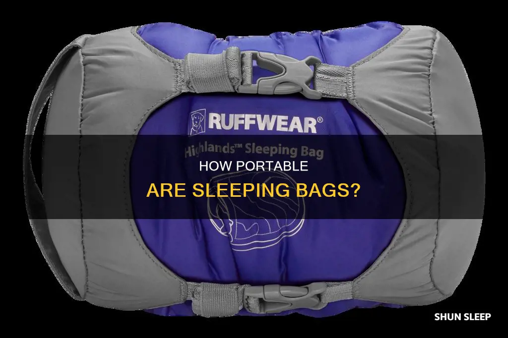 is a sleeping bag movable