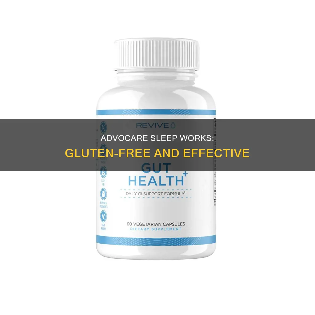 is advocare sleep works gluten free