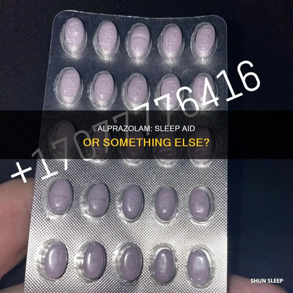 is alprazolam a sleeping pill or not