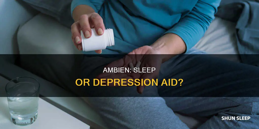 is ambien a sleeping pill or an anti depression pill