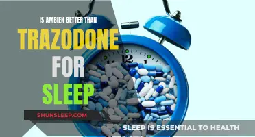 Ambien vs. Trazodone: Which is Better for Sleep?