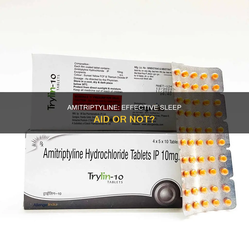 is amitriptyline a sleeping pill