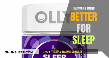 Ativan vs Ambien: Which is Better for Sleep?