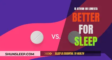 Ativan vs. Lunesta: Which is Better for Sleep?