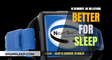 Benadryl vs Melatonin: Which is Better for Sleep?