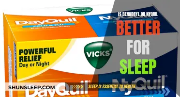Benadryl vs. Nyquil: Which is Better for Sleep?