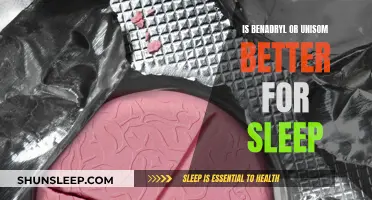 Benadryl vs. Unisom: Which is Better for Sleep?