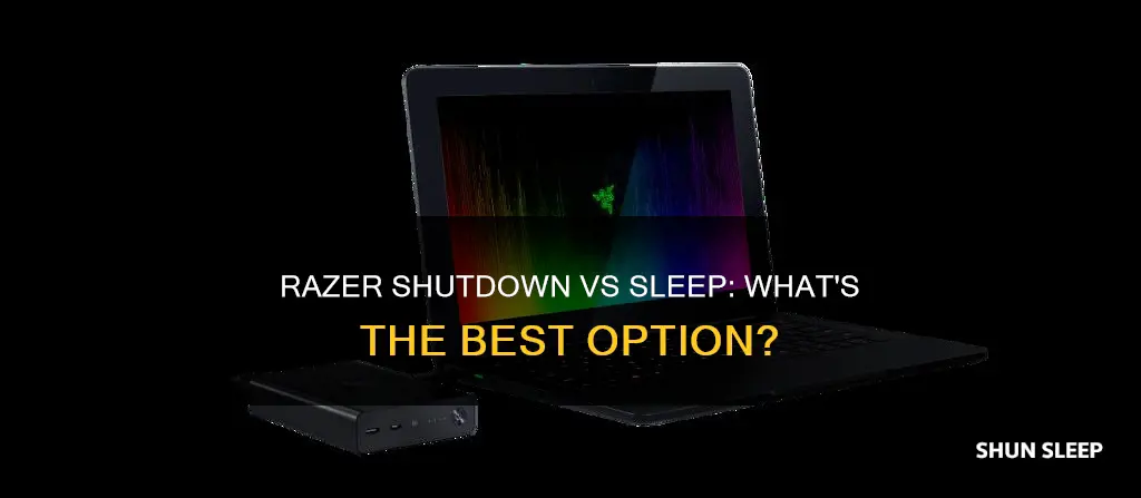 is better to shut down or sleep razer