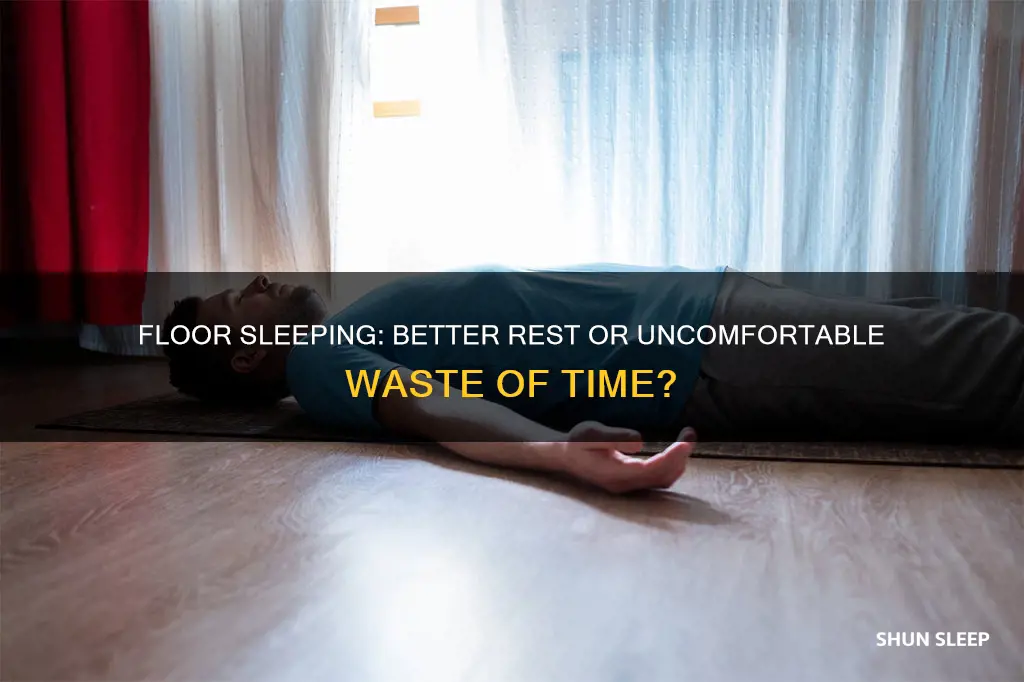 is better to sleep on the floor