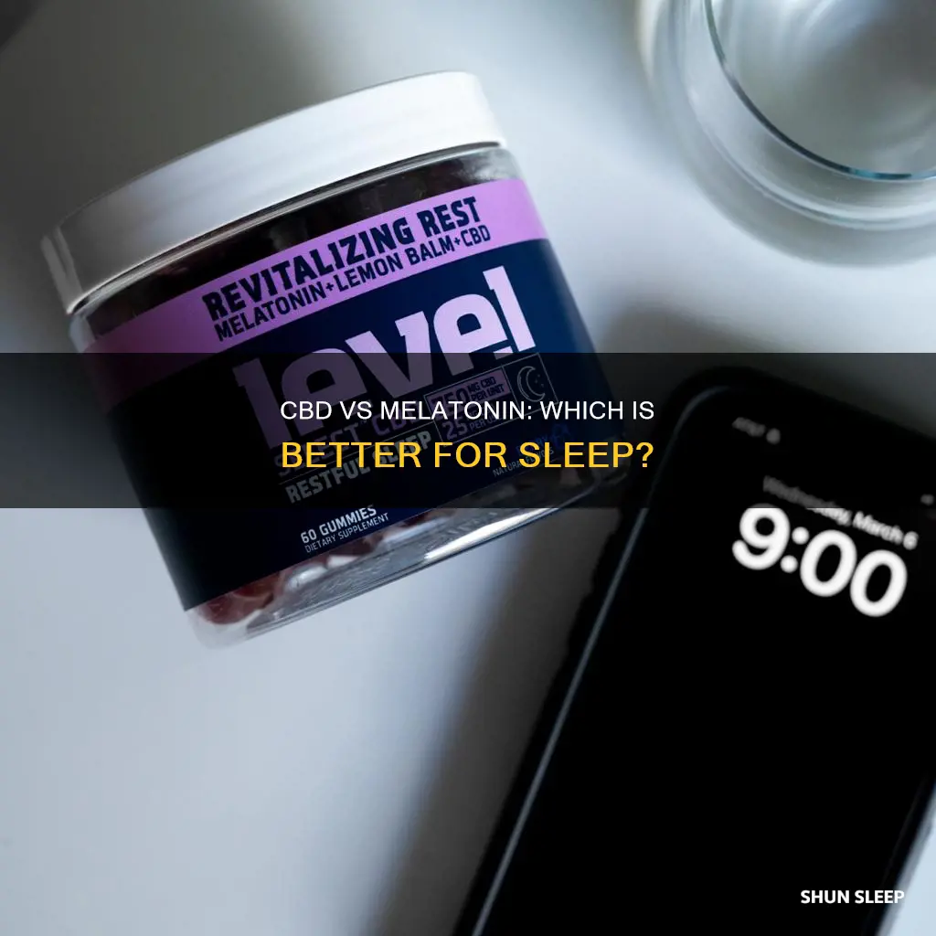 is cbd better for sleep than melatonin