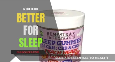 CBD vs CBG: Which Cannabinoid Helps You Sleep Better?